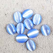 10X14 CAT'S EYE LIGHT BLUE( 10PCS/BAG)